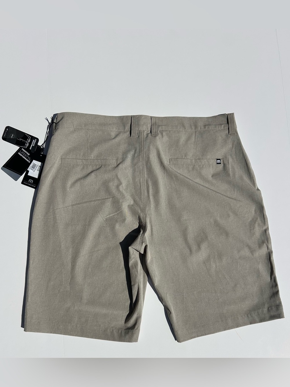 NWT Travis Mathew Golf BECK Shorts in Khaki              — Size 36 — Inseam 10” - Picture 3 of 8